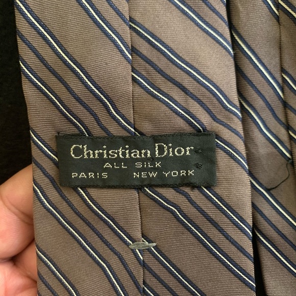 Christian Dior silk tie - Picture 2 of 4